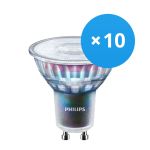 Fordelspakning 10x Philips MASTER LED Spot ExpertColor GU10 PAR16 5.5W 375lm 25D - 930 varm hvit | beste fargegjengivelse - dimbar - erstatter 50W