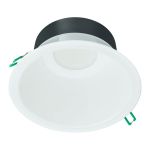 Philips LED downlight Coreline DN142B Aluminium Hvit 19.2W 2300lm 60D - 830 varm hvit | Utskjæring 200mm - IP20 - dimbar - Hvit Reflektor - Emergency