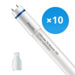 Fordelspakning 10x Philips LED Lysrør T8 MASTER (EM/Mains) High Output 18.2W 3100lm - 865 daglys | 150cm - erstatter 58W