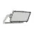 Ledvance LED Flomlys Max Aluminium Grå 600W 84000lm 65x120D - 740 Kald Hvit | IP66 - Asymmetrisk