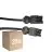 Fordelspakning 25x Noxion GST - Kompatibel Forlengelseskabel Svart - Male + Female - 3m - 3 pole 1,5mm2