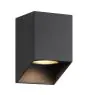Nordlux Nico Veggbelysning Torget Aluminium Svart | Egnet for 1x GU10