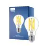 Philips Master LED E27 Pære Filament Klar 10.5W 1521lm - 922-927 Dim To Warm | Beste Fargegjengivelse - Dimbar - Erstatter 100W