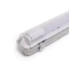 Noxion LED Lyslister Vanntett Armatur Poseidon V2.0 incl. 1x Noxion LED Lysrør T8 Standard Output 19W 2300lm - 830 Varm Hvit | 150cm