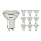 Fordelspakning 10x Noxion LED spot GU10 PAR16 4W 345lm 36D - 830 varm hvit | dimbar - erstatter 50W