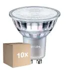 Fordelspakning 10x Philips MASTER Value LED Spot GU10 PAR16 3.7W 370lm 60D - 940 Kald Hvit | Beste Fargegjengivelse - Dimbar - Erstatter 50W